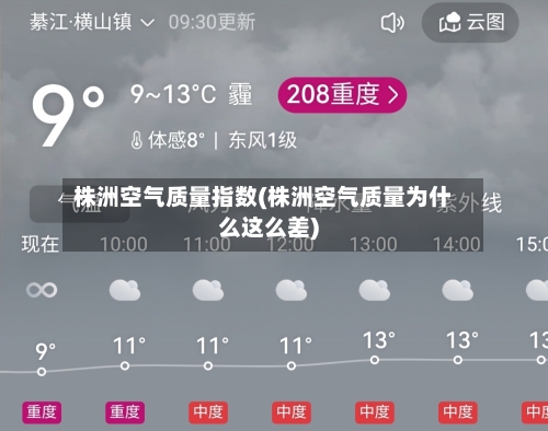 株洲空气质量指数(株洲空气质量为什么这么差)
