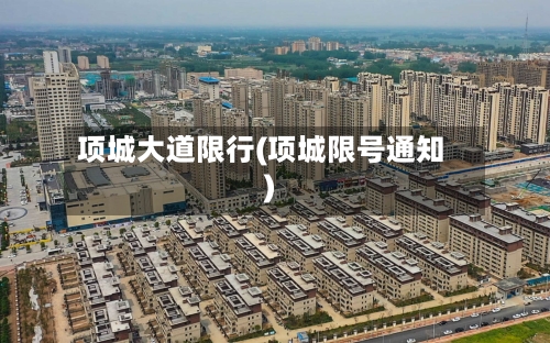 项城大道限行(项城限号通知)