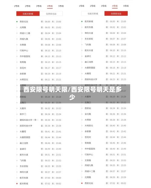 西安限号明天限/西安限号明天是多少