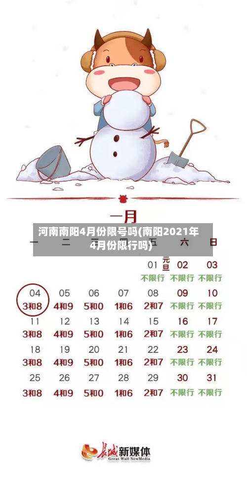 河南南阳4月份限号吗(南阳2021年4月份限行吗)