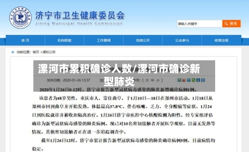 漯河市累积确诊人数/漯河市确诊新型肺炎