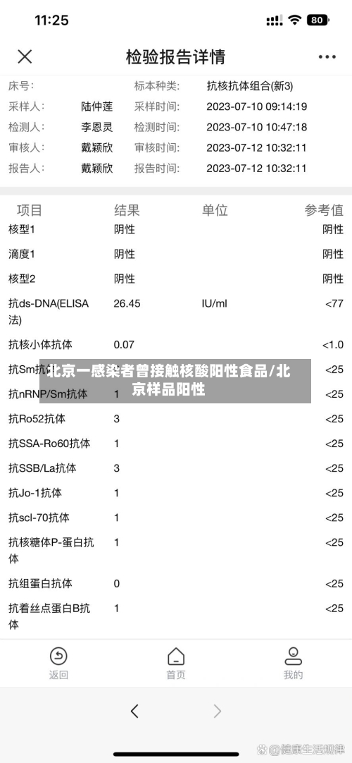北京一感染者曾接触核酸阳性食品/北京样品阳性