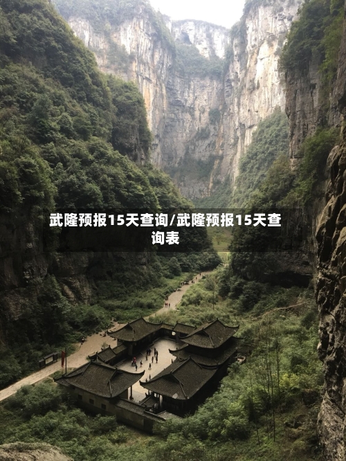 武隆预报15天查询/武隆预报15天查询表