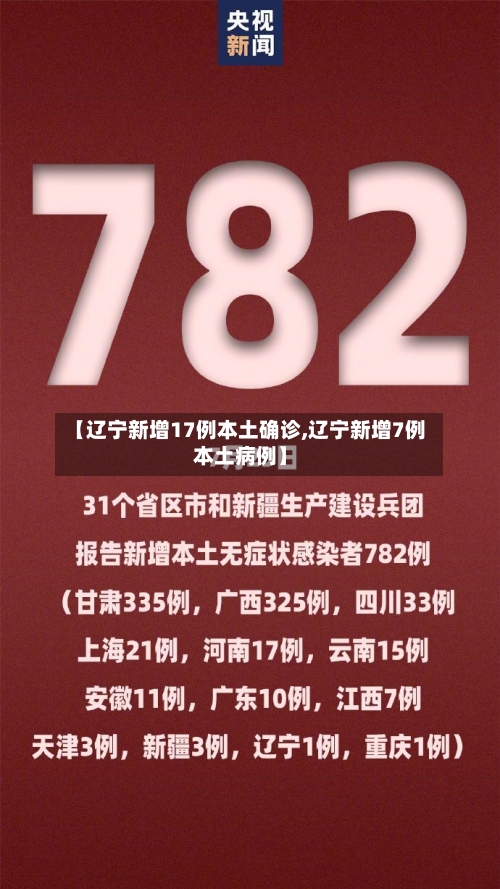 【辽宁新增17例本土确诊,辽宁新增7例本土病例】