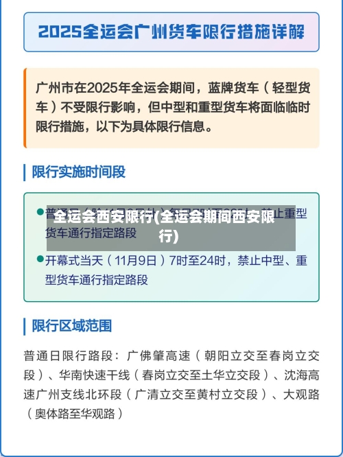 全运会西安限行(全运会期间西安限行)