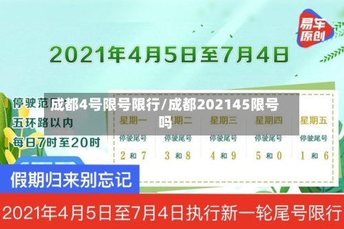 成都4号限号限行/成都202145限号吗