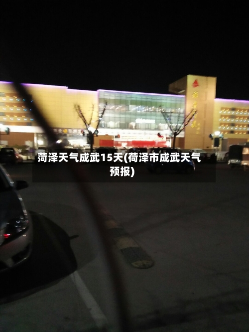 菏泽天气成武15天(荷泽市成武天气预报)