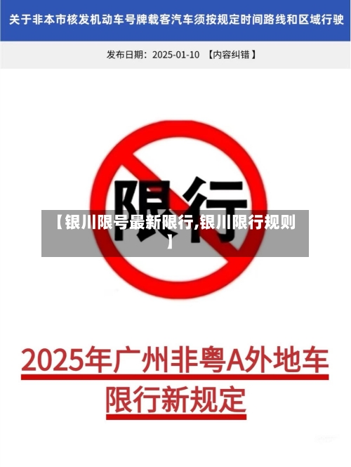 【银川限号最新限行,银川限行规则】