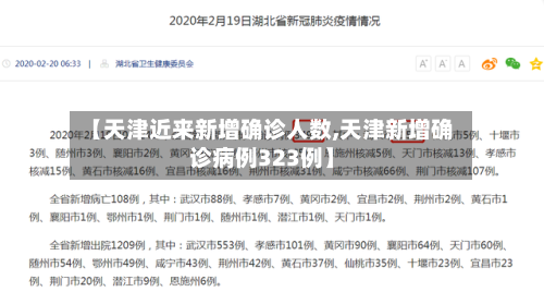 【天津近来新增确诊人数,天津新增确诊病例323例】