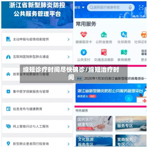 缩短诊疗时间尽快确诊/缩短治疗时间