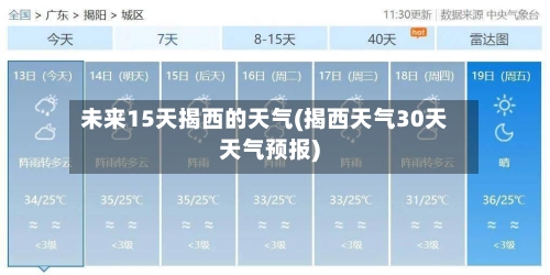 未来15天揭西的天气(揭西天气30天天气预报)