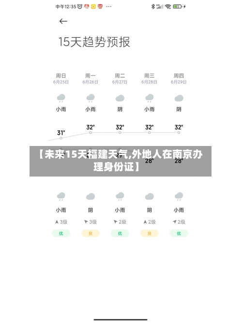 【未来15天福建天气,外地人在南京办理身份证】