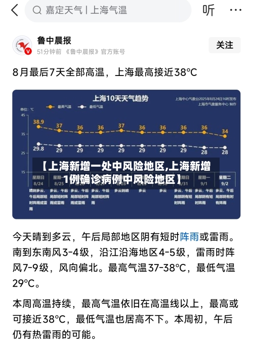 【上海新增一处中风险地区,上海新增1例确诊病例中风险地区】