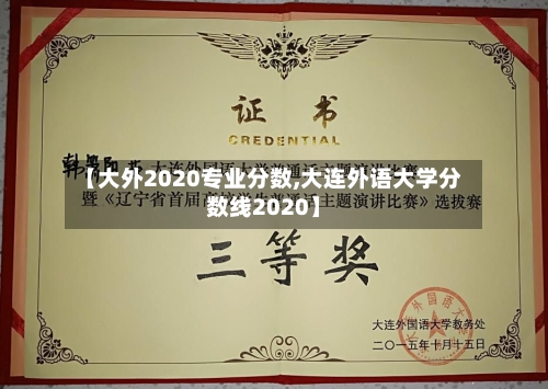 【大外2020专业分数,大连外语大学分数线2020】