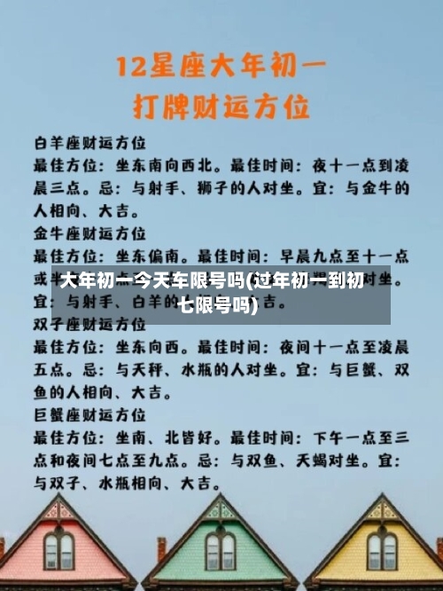 大年初一今天车限号吗(过年初一到初七限号吗)