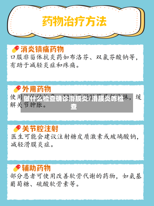 做什么检查确诊滑膜炎/滑膜炎咋检查
