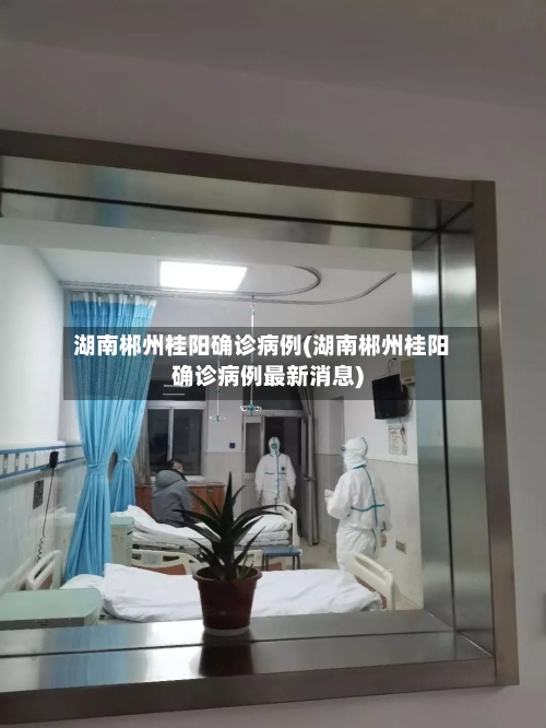 湖南郴州桂阳确诊病例(湖南郴州桂阳确诊病例最新消息)