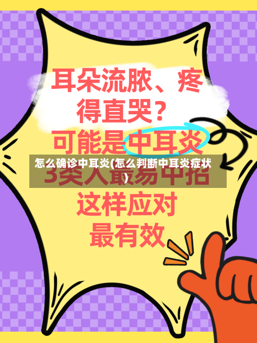 怎么确诊中耳炎(怎么判断中耳炎症状)