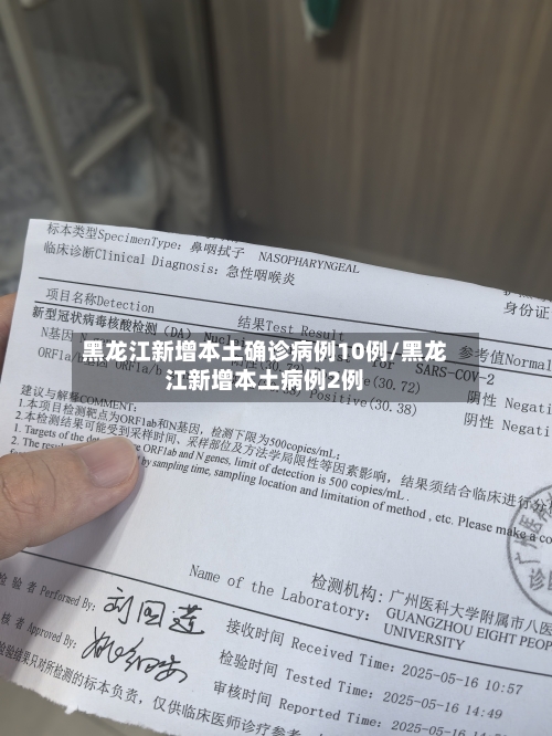 黑龙江新增本土确诊病例10例/黑龙江新增本土病例2例