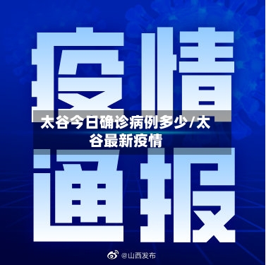 太谷今日确诊病例多少/太谷最新疫情