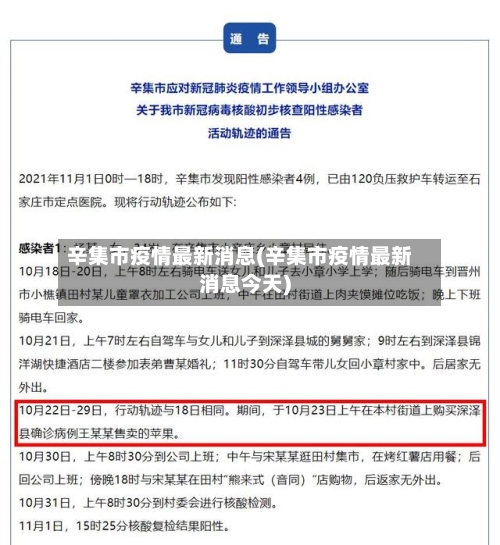 辛集市疫情最新消息(辛集市疫情最新消息今天)