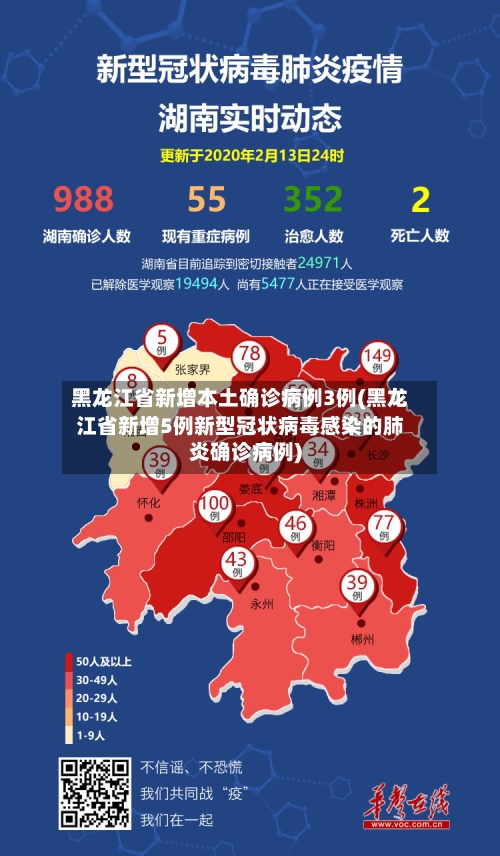 黑龙江省新增本土确诊病例3例(黑龙江省新增5例新型冠状病毒感染的肺炎确诊病例)