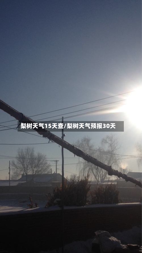 梨树天气15天查/梨树天气预报30天
