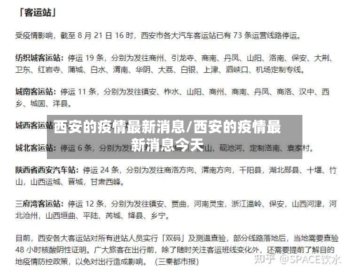 西安的疫情最新消息/西安的疫情最新消息今天