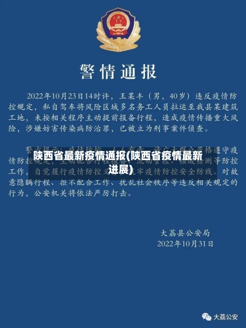 陕西省最新疫情通报(陕西省疫情最新进展)