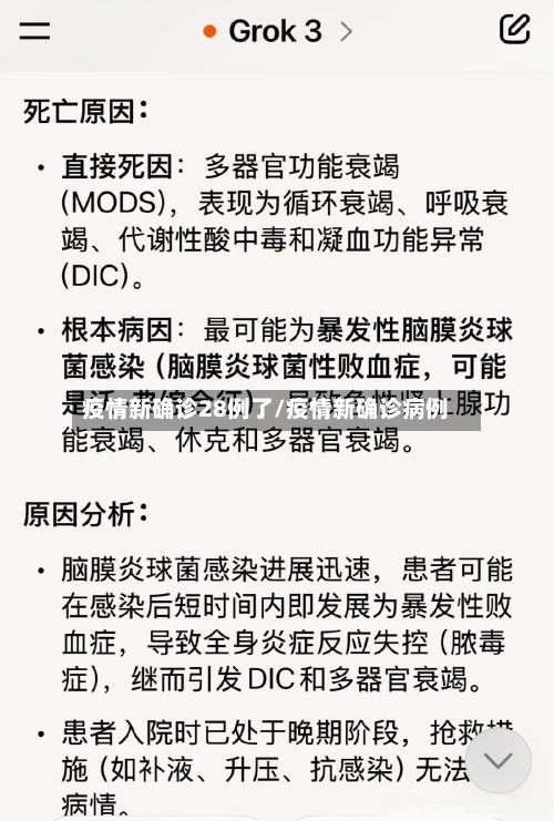 疫情新确诊28例了/疫情新确诊病例