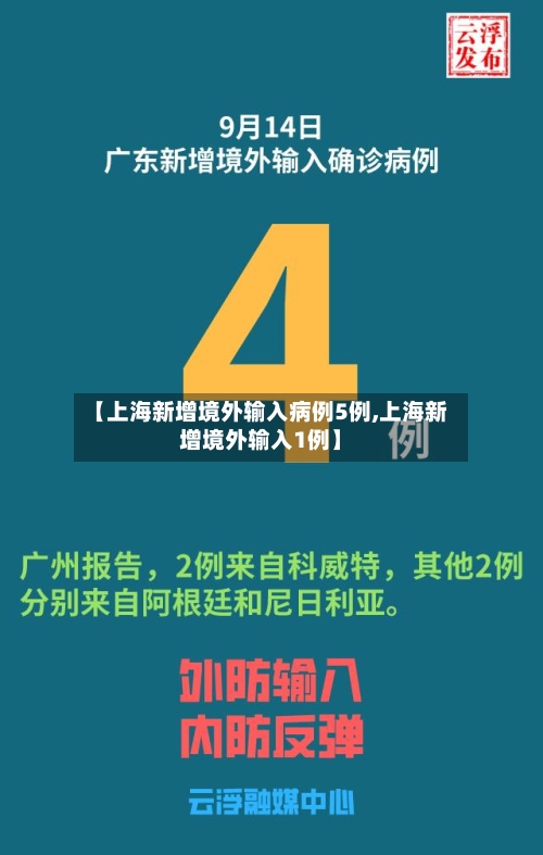 【上海新增境外输入病例5例,上海新增境外输入1例】
