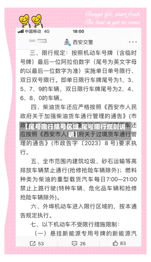 【尾号限行限号区域,尾号限行规则说明】