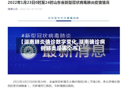 【湖南肺炎确诊数字变化,湖南确诊病例肺炎是哪个市】