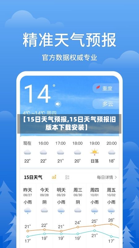 【15日天气预报,15日天气预报旧版本下载安装】