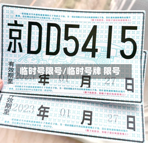临时号限号/临时号牌 限号