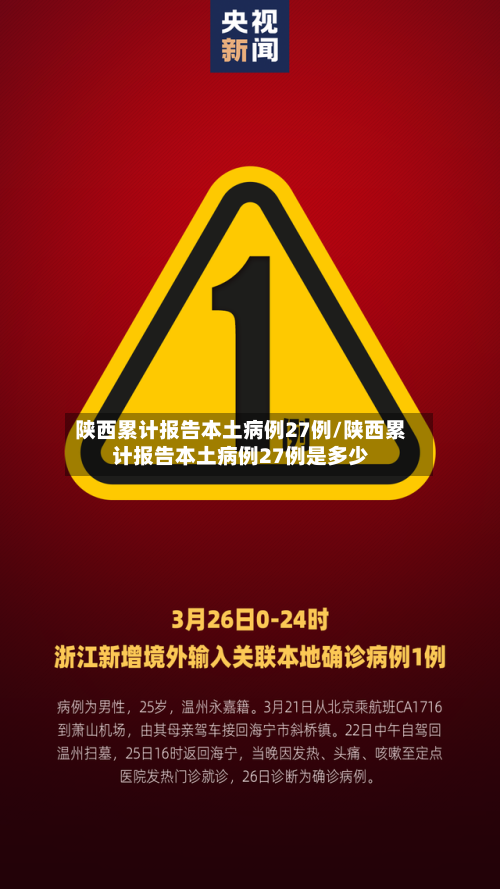 陕西累计报告本土病例27例/陕西累计报告本土病例27例是多少