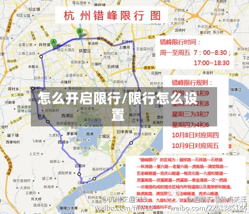 怎么开启限行/限行怎么设置