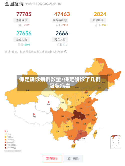 保定确诊病例数量/保定确诊了几例冠状病毒