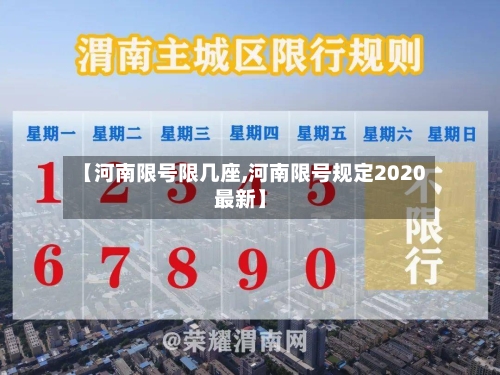 【河南限号限几座,河南限号规定2020最新】