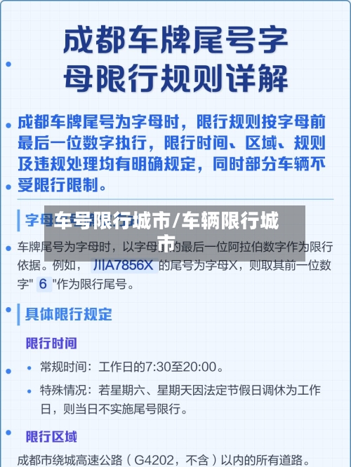 车号限行城市/车辆限行城市