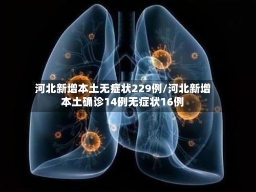 河北新增本土无症状229例/河北新增本土确诊14例无症状16例