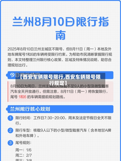 【西安车辆限号限行,西安车辆限号限行规定】