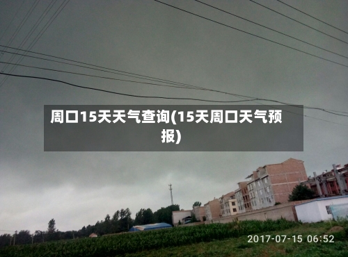 周口15天天气查询(15天周口天气预报)