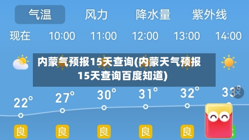 内蒙气预报15天查询(内蒙天气预报15天查询百度知道)