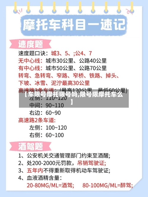 【车限号摩托限号吗,限号限摩托车么】