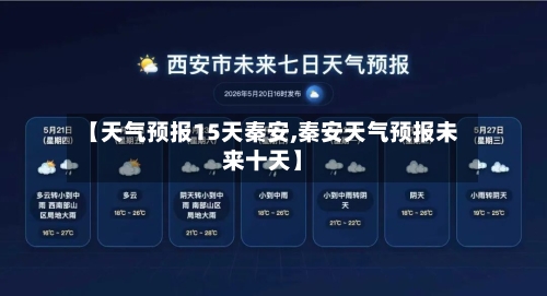 【天气预报15天秦安,秦安天气预报未来十天】