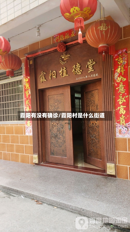 霞阳有没有确诊/霞阳村是什么街道