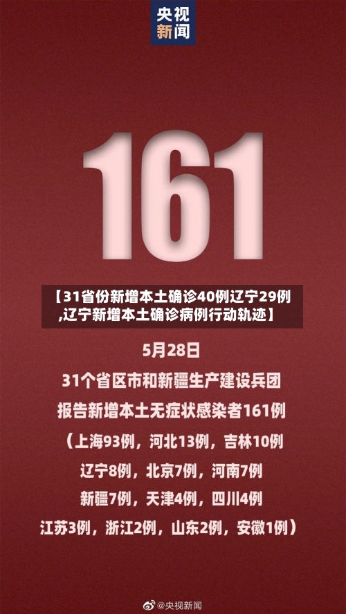【31省份新增本土确诊40例辽宁29例,辽宁新增本土确诊病例行动轨迹】