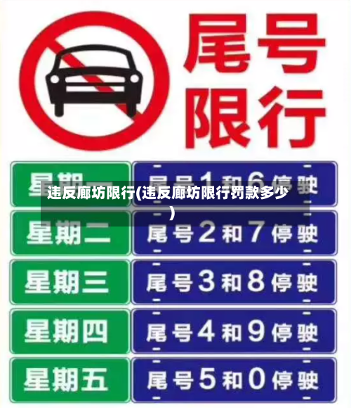 违反廊坊限行(违反廊坊限行罚款多少)