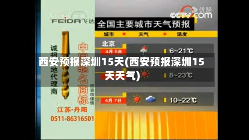 西安预报深圳15天(西安预报深圳15天天气)